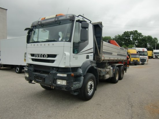 Iveco Trakker KPFC1/2A4_85_1313 Palfinger PK 16502 - Kipper vrachtwagen, Kraanwagen: afbeelding 1 Iveco Trakker KPFC1/2A4_85_1313 Palfinger PK 16502 - Kipper vrachtwagen, Kraanwagen: afbeelding 1
