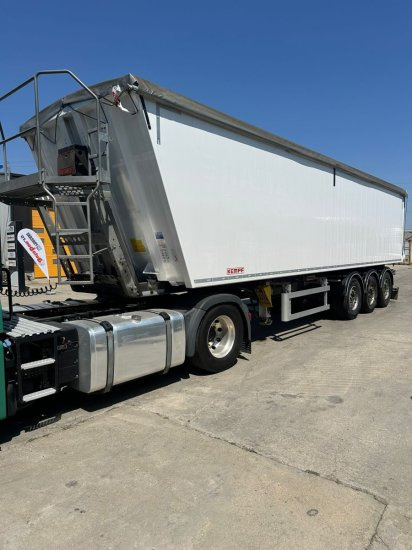 Kempf SKM 39 Alu-Kastenmulde 55m³ Rollplane - Kipper oplegger: afbeelding 1 Kempf SKM 39 Alu-Kastenmulde 55m³ Rollplane - Kipper oplegger: afbeelding 1
