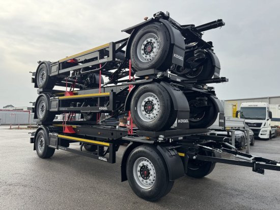 Kögel AW 18 Lafette Neu - Containertransporter/ Wissellaadbak aanhangwagen: afbeelding 1 Kögel AW 18 Lafette Neu - Containertransporter/ Wissellaadbak aanhangwagen: afbeelding 1
