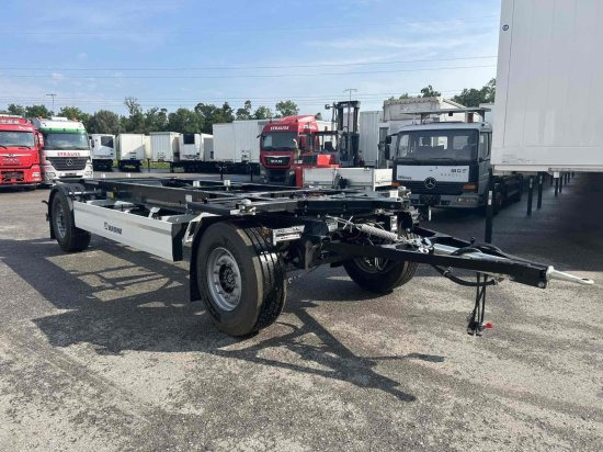 Krone AZW 18, Lafette, Krone-Achsen, Neu - Containertransporter/ Wissellaadbak aanhangwagen: afbeelding 3 Krone AZW 18, Lafette, Krone-Achsen, Neu - Containertransporter/ Wissellaadbak aanhangwagen: afbeelding 3