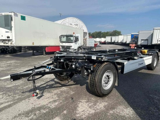 Krone AZW 18, Lafette, Krone-Achsen, Neu - Containertransporter/ Wissellaadbak aanhangwagen: afbeelding 1 Krone AZW 18, Lafette, Krone-Achsen, Neu - Containertransporter/ Wissellaadbak aanhangwagen: afbeelding 1
