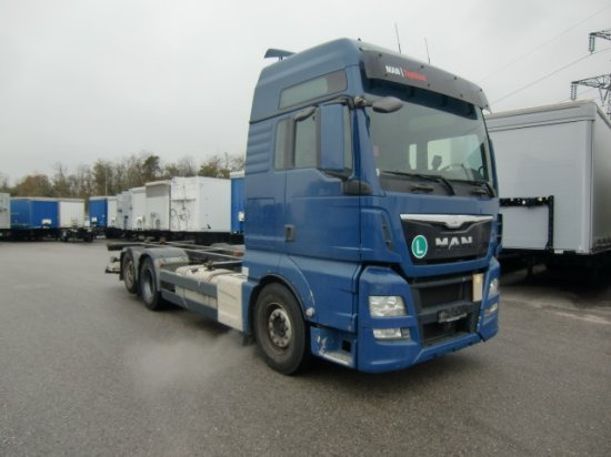 MAN TGX 26.440 BDF, XXL, Retarder, Automatik, E6, Liftachse, - Containertransporter/ Wissellaadbak vrachtwagen: afbeelding 3 MAN TGX 26.440 BDF, XXL, Retarder, Automatik, E6, Liftachse, - Containertransporter/ Wissellaadbak vrachtwagen: afbeelding 3