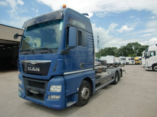 MAN TGX 26.440 XXL 6x2 Liftachse Euro 6 - Containertransporter/ Wissellaadbak vrachtwagen: afbeelding 1 MAN TGX 26.440 XXL 6x2 Liftachse Euro 6 - Containertransporter/ Wissellaadbak vrachtwagen: afbeelding 1