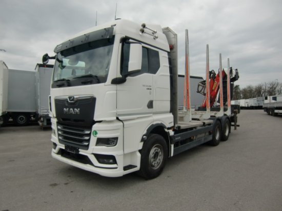 MAN TGX 33.580 BL 6x4, Intarder, Holztransporter, - Houttransport, Kraanwagen: afbeelding 1 MAN TGX 33.580 BL 6x4, Intarder, Holztransporter, - Houttransport, Kraanwagen: afbeelding 1