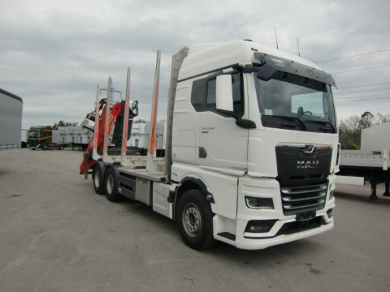 MAN TGX 33.580 BL 6x4, Intarder, Holztransporter, - Houttransport, Kraanwagen: afbeelding 3 MAN TGX 33.580 BL 6x4, Intarder, Holztransporter, - Houttransport, Kraanwagen: afbeelding 3