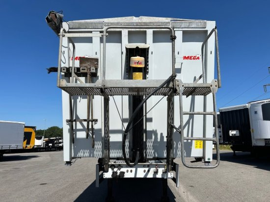 MEGA Light Alu-Kippmulde 55m³, Kombiklappe, SAF-Achsen, 1-A Liftachse, Rollplane - Kipper oplegger: afbeelding 2 MEGA Light Alu-Kippmulde 55m³, Kombiklappe, SAF-Achsen, 1-A Liftachse, Rollplane - Kipper oplegger: afbeelding 2