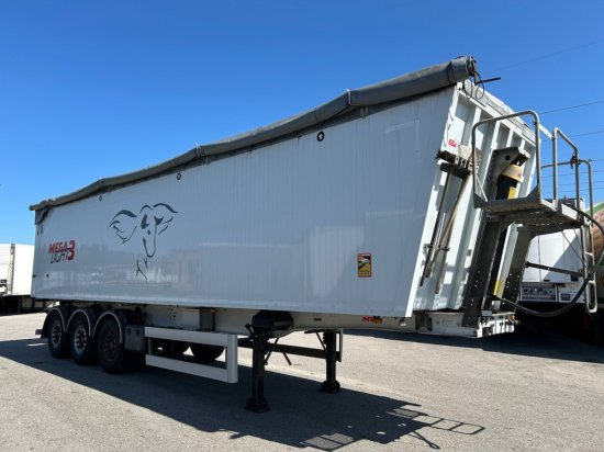 MEGA Light Alu-Kippmulde 55m³, Kombiklappe, SAF-Achsen, 1-A Liftachse, Rollplane - Kipper oplegger: afbeelding 3 MEGA Light Alu-Kippmulde 55m³, Kombiklappe, SAF-Achsen, 1-A Liftachse, Rollplane - Kipper oplegger: afbeelding 3