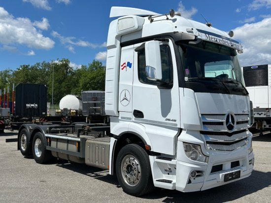 Mercedes-Benz Actros 2545 6x2 BDF E6, Retarder, Alufelgen - Containertransporter/ Wissellaadbak vrachtwagen: afbeelding 3 Mercedes-Benz Actros 2545 6x2 BDF E6, Retarder, Alufelgen - Containertransporter/ Wissellaadbak vrachtwagen: afbeelding 3