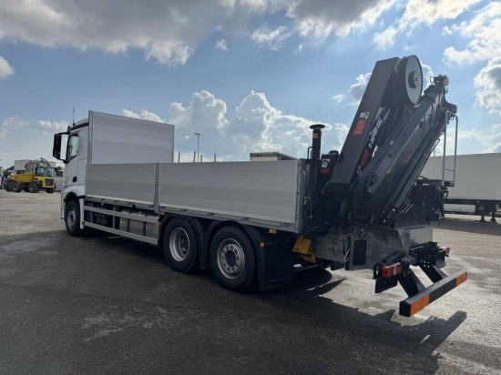 Mercedes-Benz Actros 2653, Retarder, Pritsche, Hiab Hipro 232 ES5 - Vrachtwagen met open laadbak, Kraanwagen: afbeelding 4 Mercedes-Benz Actros 2653, Retarder, Pritsche, Hiab Hipro 232 ES5 - Vrachtwagen met open laadbak, Kraanwagen: afbeelding 4