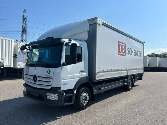 Mercedes-Benz Atego 1524 Plane, LBW + Funkfernbedienung , Euro 6, Kamera - Schuifzeilen vrachtwagen: afbeelding 1 Mercedes-Benz Atego 1524 Plane, LBW + Funkfernbedienung , Euro 6, Kamera - Schuifzeilen vrachtwagen: afbeelding 1