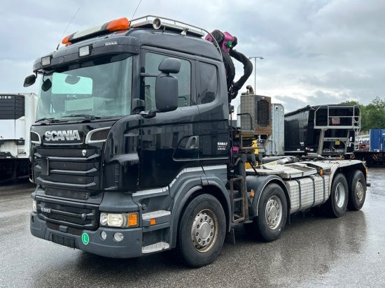 Scania R560 8x2, Schrottkran, E5, Lenk-Lift-Achse - Haakarmsysteem vrachtwagen, Kraanwagen: afbeelding 3 Scania R560 8x2, Schrottkran, E5, Lenk-Lift-Achse - Haakarmsysteem vrachtwagen, Kraanwagen: afbeelding 3