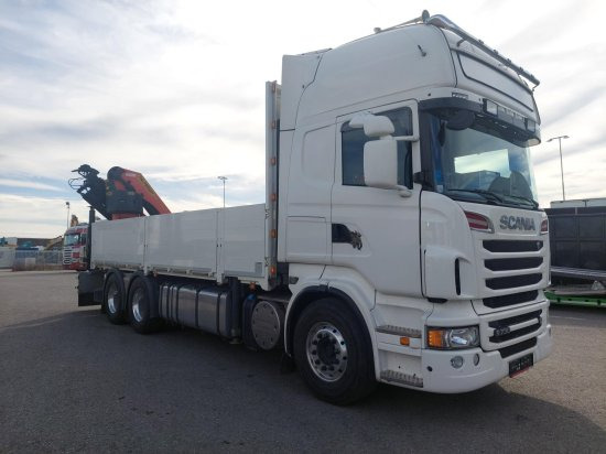 Scania R730 6x4 Pritsche, Voll-Luft Palfinger PK27002 Kran Retarder, Alu-Felgen, - Vrachtwagen met open laadbak, Kraanwagen: afbeelding 3 Scania R730 6x4 Pritsche, Voll-Luft Palfinger PK27002 Kran Retarder, Alu-Felgen, - Vrachtwagen met open laadbak, Kraanwagen: afbeelding 3