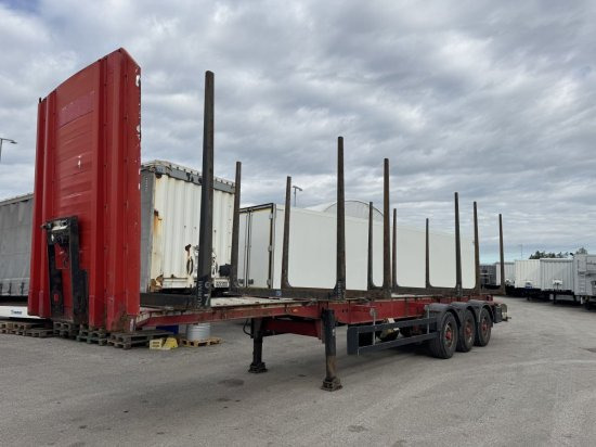 Schwarzmüller Holzauflieger 6 Rungenpaare, BPW-Achsen - Houtoplegger: afbeelding 1 Schwarzmüller Holzauflieger 6 Rungenpaare, BPW-Achsen - Houtoplegger: afbeelding 1