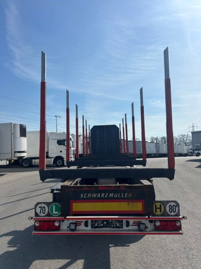 Schwarzmüller Holzauflieger 6 Rungenpaare, BPW-Achsen - Houtoplegger: afbeelding 5 Schwarzmüller Holzauflieger 6 Rungenpaare, BPW-Achsen - Houtoplegger: afbeelding 5
