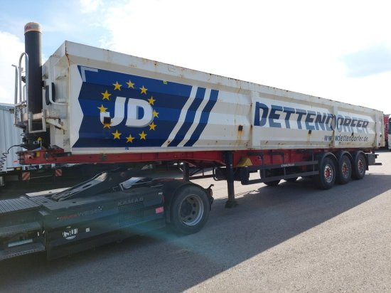 Schwarzmüller K10VLN3 Stahlmulde, Portaltüren, Alufelgen, Liftachse, 60m3 - Kipper oplegger: afbeelding 1 Schwarzmüller K10VLN3 Stahlmulde, Portaltüren, Alufelgen, Liftachse, 60m3 - Kipper oplegger: afbeelding 1