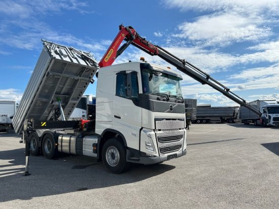 Volvo FH 500 3-Seiten Kipper mit Palfinger PK22002EH, Retarder - Kipper vrachtwagen: afbeelding 1 Volvo FH 500 3-Seiten Kipper mit Palfinger PK22002EH, Retarder - Kipper vrachtwagen: afbeelding 1