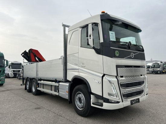 Volvo FH 500 6X2 Euro6, Retarder, Pritsche, Palfinger PK22002-EH - Vrachtwagen met open laadbak, Kraanwagen: afbeelding 3 Volvo FH 500 6X2 Euro6, Retarder, Pritsche, Palfinger PK22002-EH - Vrachtwagen met open laadbak, Kraanwagen: afbeelding 3