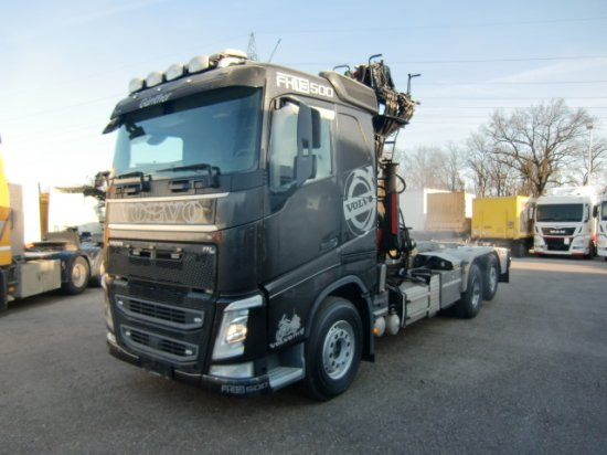 Volvo FH 500 6x2, Schrottkran, Waage, E6, Liftachse - Haakarmsysteem vrachtwagen, Kraanwagen: afbeelding 1 Volvo FH 500 6x2, Schrottkran, Waage, E6, Liftachse - Haakarmsysteem vrachtwagen, Kraanwagen: afbeelding 1