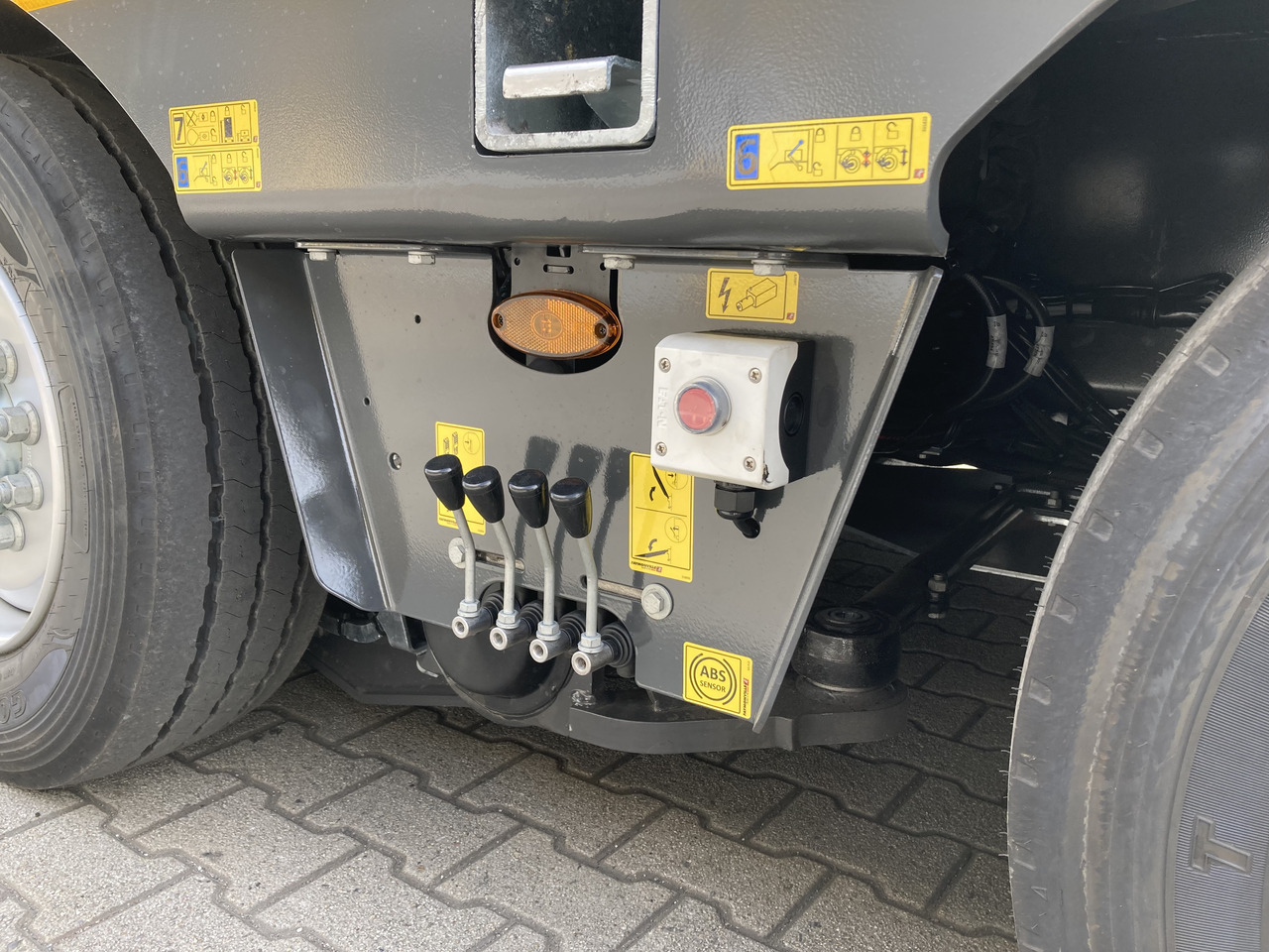 Nieuw Dieplader oplegger FAYMONVILLE 6-Achs-Tele-Semi mit PA-X Achssystem: afbeelding 11