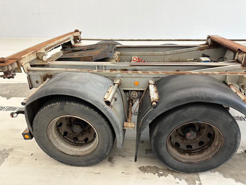 Containertransporter/ Wissellaadbak oplegger ASCA Bi-train skelet 20 ft: afbeelding 15