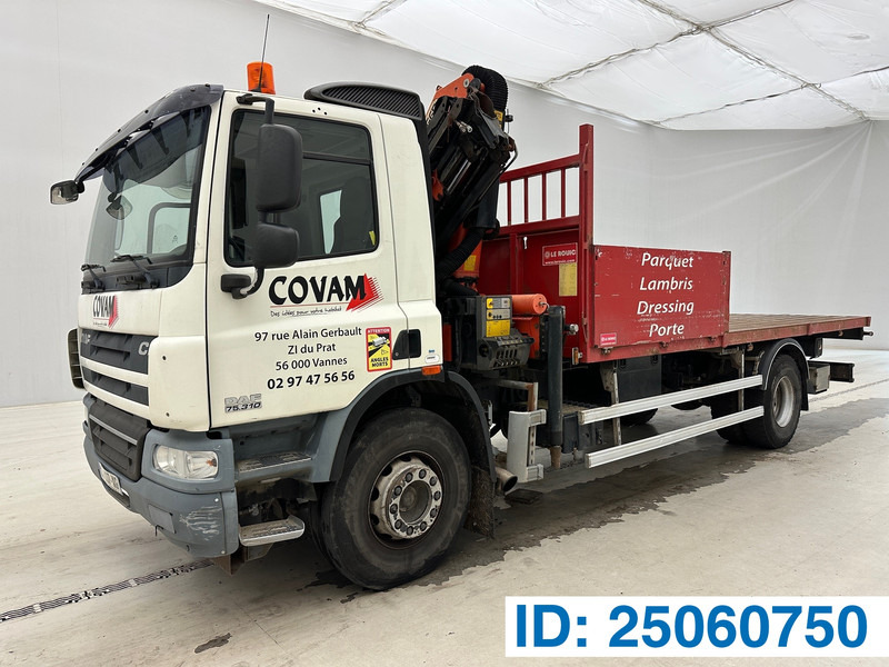 DAF CF75.310 - Vrachtwagen met open laadbak, Kraanwagen: afbeelding 1 DAF CF75.310 - Vrachtwagen met open laadbak, Kraanwagen: afbeelding 1