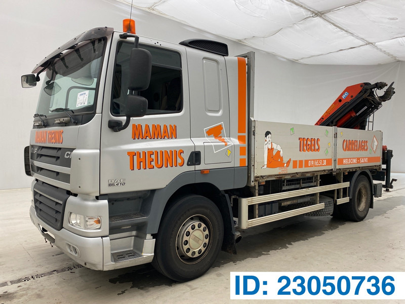 DAF CF85.410* - Vrachtwagen met open laadbak, Kraanwagen: afbeelding 1 DAF CF85.410* - Vrachtwagen met open laadbak, Kraanwagen: afbeelding 1