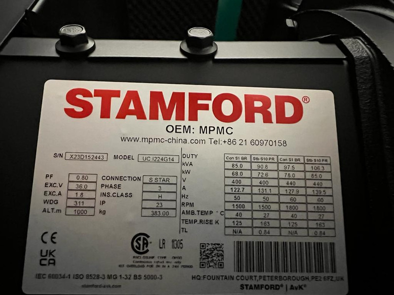 Industrie generator DEGROOTE POWER* DP-C80SS 80KVA: afbeelding 14 Industrie generator DEGROOTE POWER* DP-C80SS 80KVA: afbeelding 14