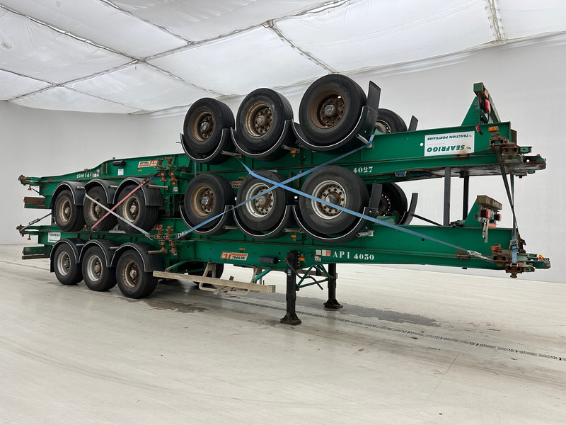 Fruehauf 4 x Skelet 2 x 20-40 ft - Containertransporter/ Wissellaadbak oplegger: afbeelding 4 Fruehauf 4 x Skelet 2 x 20-40 ft - Containertransporter/ Wissellaadbak oplegger: afbeelding 4