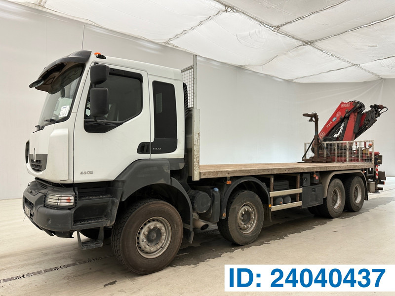 Renault Kerax 460 DXi - 8x4 - Vrachtwagen met open laadbak, Kraanwagen: afbeelding 1 Renault Kerax 460 DXi - 8x4 - Vrachtwagen met open laadbak, Kraanwagen: afbeelding 1