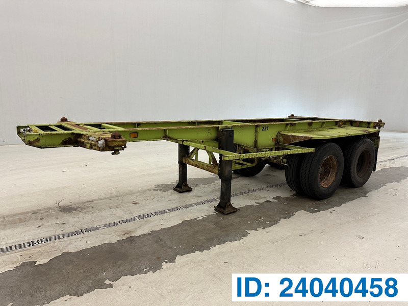 Van Hool Skelet 20 ft - Containertransporter/ Wissellaadbak oplegger: afbeelding 1 Van Hool Skelet 20 ft - Containertransporter/ Wissellaadbak oplegger: afbeelding 1