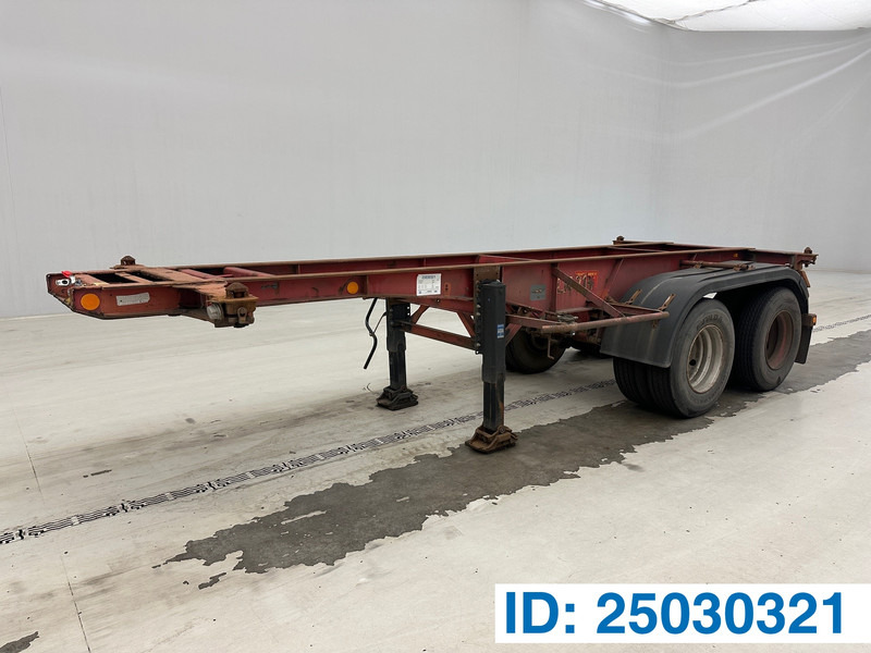 Van Hool Skelet 20 ft - Containertransporter/ Wissellaadbak oplegger: afbeelding 1 Van Hool Skelet 20 ft - Containertransporter/ Wissellaadbak oplegger: afbeelding 1