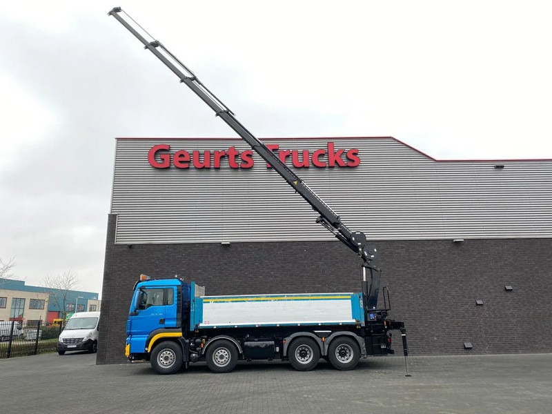 MAN TGS 35.480 8X4 KIPPER/TIPPER + HMF 2620-K5 KRAAN/KRAN/CRANE/GRUA - Kipper vrachtwagen, Kraanwagen: afbeelding 2 MAN TGS 35.480 8X4 KIPPER/TIPPER + HMF 2620-K5 KRAAN/KRAN/CRANE/GRUA - Kipper vrachtwagen, Kraanwagen: afbeelding 2