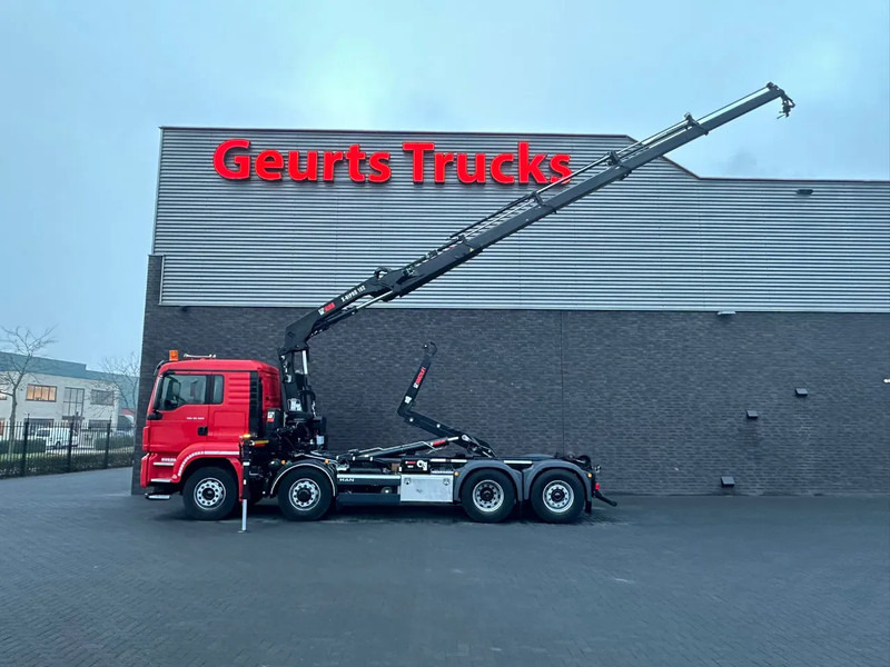 MAN TGS 35.500 8X4H-6 MET MULTILIFT ULT T 21 S51 HAAKARMSYSTEEM + HIAB X-HIPRO 192 E-4 KRAAN/CRANE/KRAN/GRUA - Haakarmsysteem vrachtwagen, Kraanwagen: afbeelding 5 MAN TGS 35.500 8X4H-6 MET MULTILIFT ULT T 21 S51 HAAKARMSYSTEEM + HIAB X-HIPRO 192 E-4 KRAAN/CRANE/KRAN/GRUA - Haakarmsysteem vrachtwagen, Kraanwagen: afbeelding 5