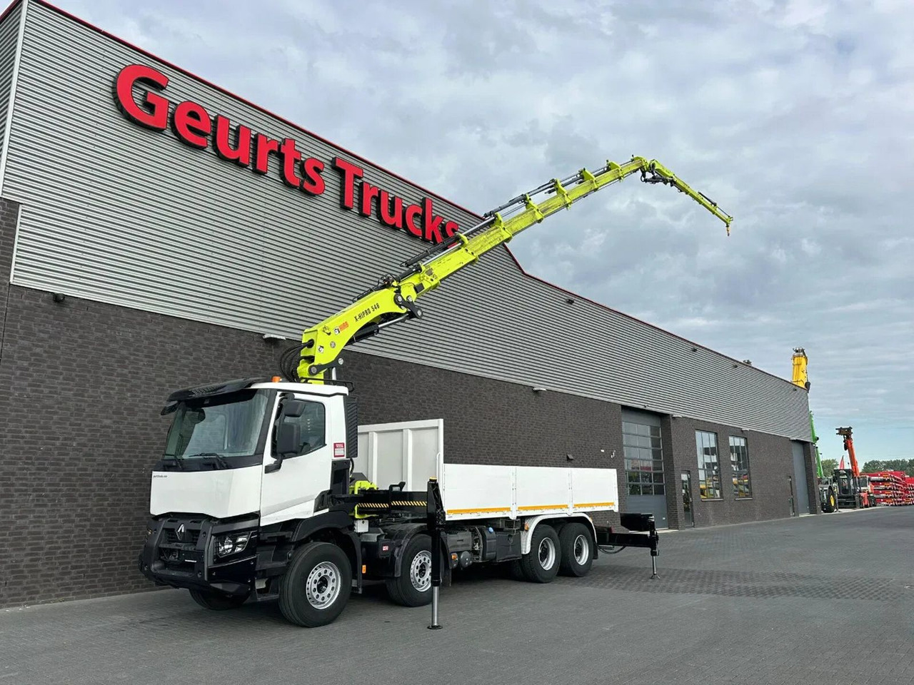 Renault C460 8X4 + HIAB X-HIPRO 548 E-7 MET JIB KRAAN / - Kraanwagen: afbeelding 2 Renault C460 8X4 + HIAB X-HIPRO 548 E-7 MET JIB KRAAN / - Kraanwagen: afbeelding 2