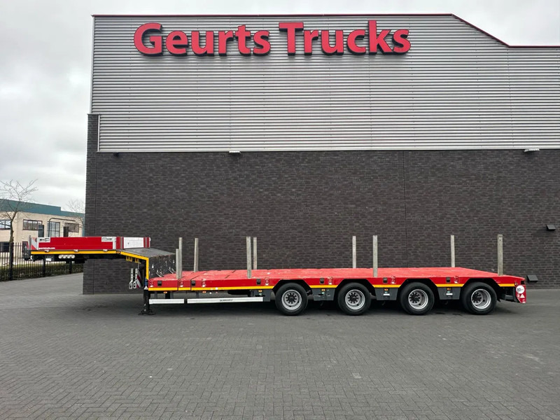 SCHEUERLE EUROAXLE 1T4 4 ASSER UITSCHUIFBARE SEMIE MET 12 TONS HYDRAULICHE EURO ASSEN HYDRAULICH GESTUURD SEMI-DIEPLADER / TIEFLADER / LO - Dieplader oplegger: afbeelding 1 SCHEUERLE EUROAXLE 1T4 4 ASSER UITSCHUIFBARE SEMIE MET 12 TONS HYDRAULICHE EURO ASSEN HYDRAULICH GESTUURD SEMI-DIEPLADER / TIEFLADER / LO - Dieplader oplegger: afbeelding 1