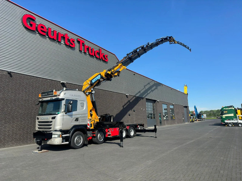 Scania G450 8X4 + EFFER 1255/8S + JIB 6S HD KRAAN/KRAN/CRANE/GRUA - Kraanwagen: afbeelding 2 Scania G450 8X4 + EFFER 1255/8S + JIB 6S HD KRAAN/KRAN/CRANE/GRUA - Kraanwagen: afbeelding 2