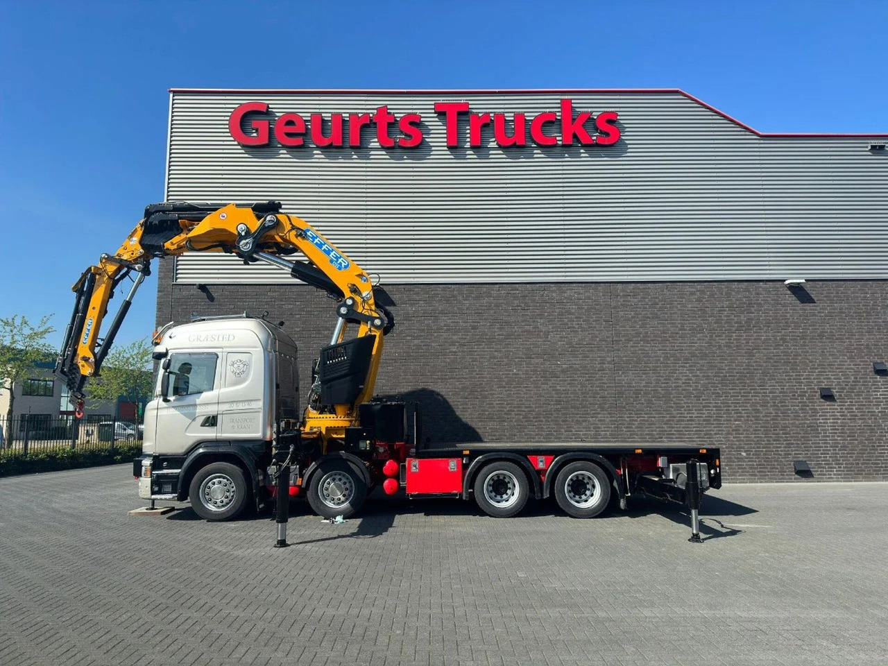 Scania G450 8X4 + EFFER 1255/8S + JIB 6S HD KRAAN/KRAN/ - Kraanwagen: afbeelding 5 Scania G450 8X4 + EFFER 1255/8S + JIB 6S HD KRAAN/KRAN/ - Kraanwagen: afbeelding 5