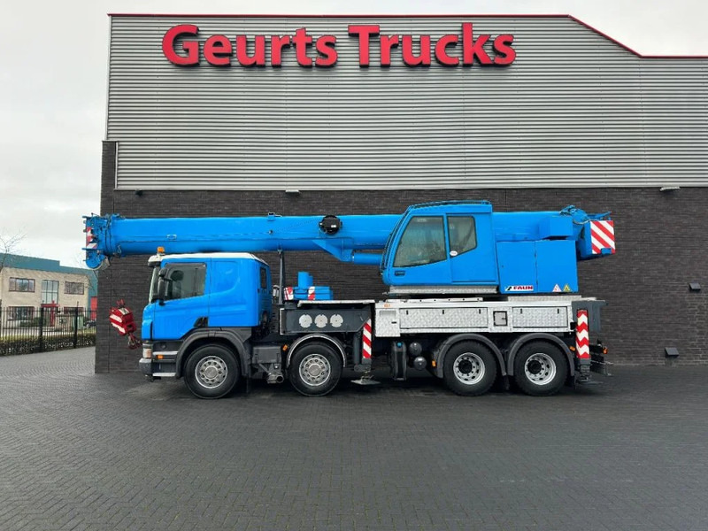 Scania P420 8X4 + FAUN HK 40 + JIB KRAAN/KRAN/CRANE/GRUA - Kraanwagen: afbeelding 1 Scania P420 8X4 + FAUN HK 40 + JIB KRAAN/KRAN/CRANE/GRUA - Kraanwagen: afbeelding 1