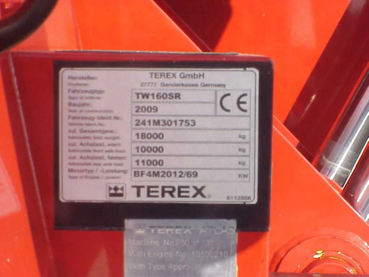 Terex TW 160 SR RAILWAY EXAVATOR - Mobiele graafmachine: afbeelding 5 Terex TW 160 SR RAILWAY EXAVATOR - Mobiele graafmachine: afbeelding 5