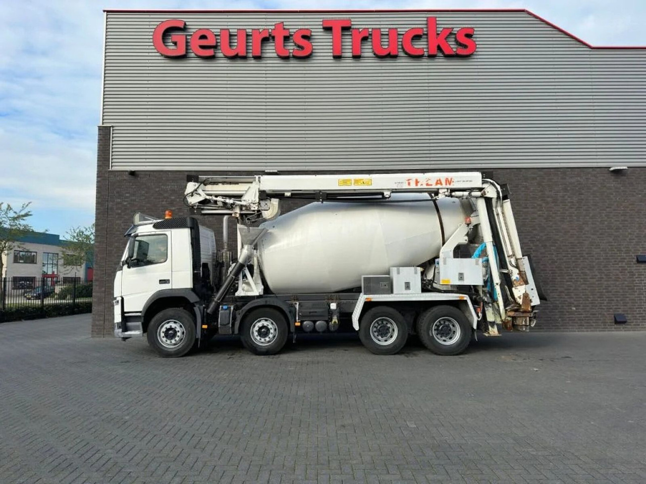 Volvo FM 410 8X4 + STETTER 9 M3 MIXER/MISCHER + THEAM - Betonmixer: afbeelding 1 Volvo FM 410 8X4 + STETTER 9 M3 MIXER/MISCHER + THEAM - Betonmixer: afbeelding 1