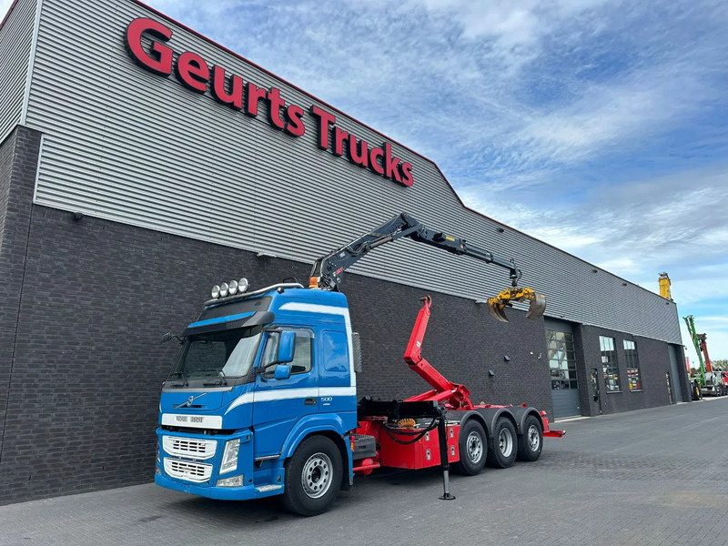 Volvo FM 500 8X2 HIAB MULTILIFT HAAKARMSYSTEM / ABROLLKIPPER / HOOKLIFT MET HIAB LOGLIFT 165Z LAADKRAAN - Haakarmsysteem vrachtwagen, Kraanwagen: afbeelding 2 Volvo FM 500 8X2 HIAB MULTILIFT HAAKARMSYSTEM / ABROLLKIPPER / HOOKLIFT MET HIAB LOGLIFT 165Z LAADKRAAN - Haakarmsysteem vrachtwagen, Kraanwagen: afbeelding 2