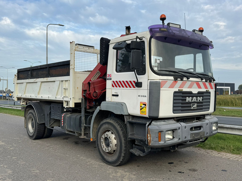 MAN 19.310 4x2 Kipper with HMF 1463K2 Crane - Kipper vrachtwagen, Kraanwagen: afbeelding 3 MAN 19.310 4x2 Kipper with HMF 1463K2 Crane - Kipper vrachtwagen, Kraanwagen: afbeelding 3