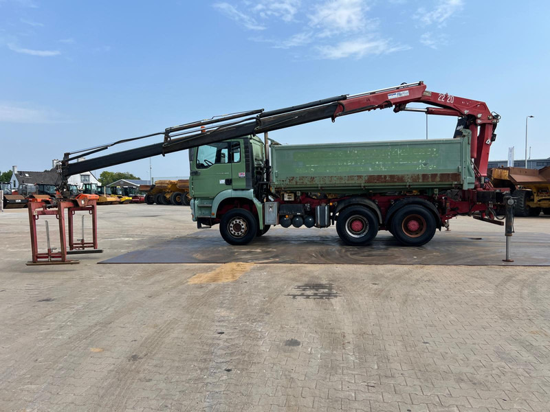MAN TGA 26.480 tipper + HMF crane - Kipper vrachtwagen, Kraanwagen: afbeelding 2 MAN TGA 26.480 tipper + HMF crane - Kipper vrachtwagen, Kraanwagen: afbeelding 2