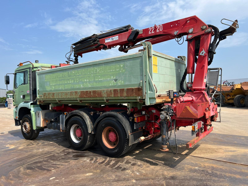 MAN TGA 26.480 tipper + HMF crane - Kipper vrachtwagen, Kraanwagen: afbeelding 4 MAN TGA 26.480 tipper + HMF crane - Kipper vrachtwagen, Kraanwagen: afbeelding 4