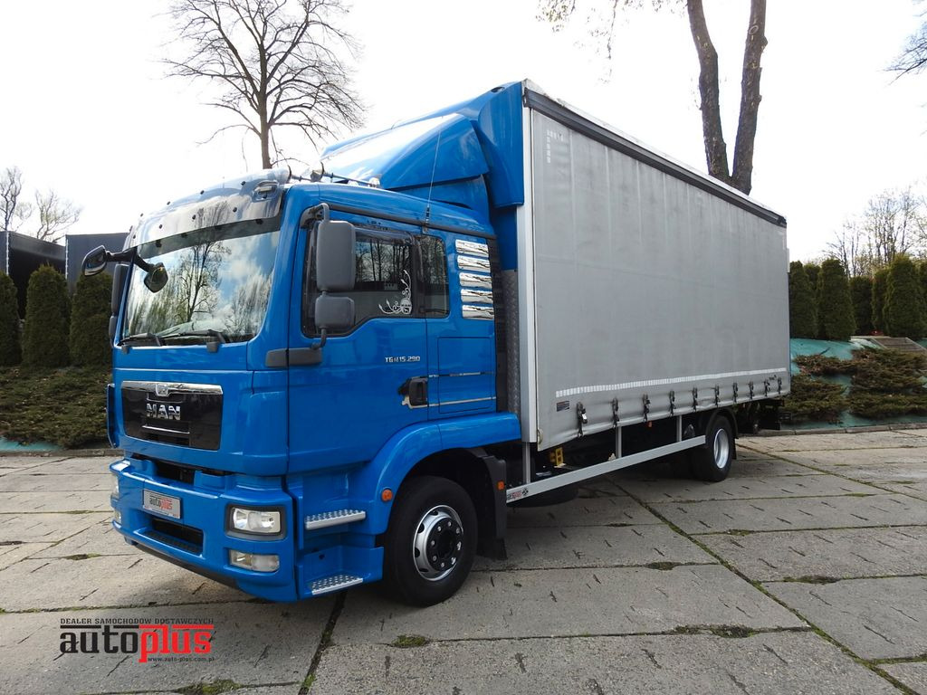 MAN TGM PRITSCHE PLANE 18 PALETTEN AUFZUG - Schuifzeilen vrachtwagen: afbeelding 1 MAN TGM PRITSCHE PLANE 18 PALETTEN AUFZUG - Schuifzeilen vrachtwagen: afbeelding 1