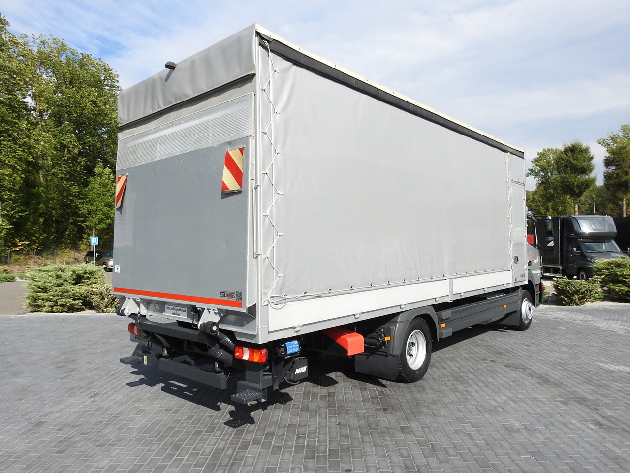 MERCEDES ATEGO 1221 TARPAULIN LIFT 16 PALLETS WEBASTO AIR CONDITIONING PNEUMATICS TWIN WHEELS 230HP - Schuifzeilen bestelwagen: afbeelding 3 MERCEDES ATEGO 1221 TARPAULIN LIFT 16 PALLETS WEBASTO AIR CONDITIONING PNEUMATICS TWIN WHEELS 230HP - Schuifzeilen bestelwagen: afbeelding 3