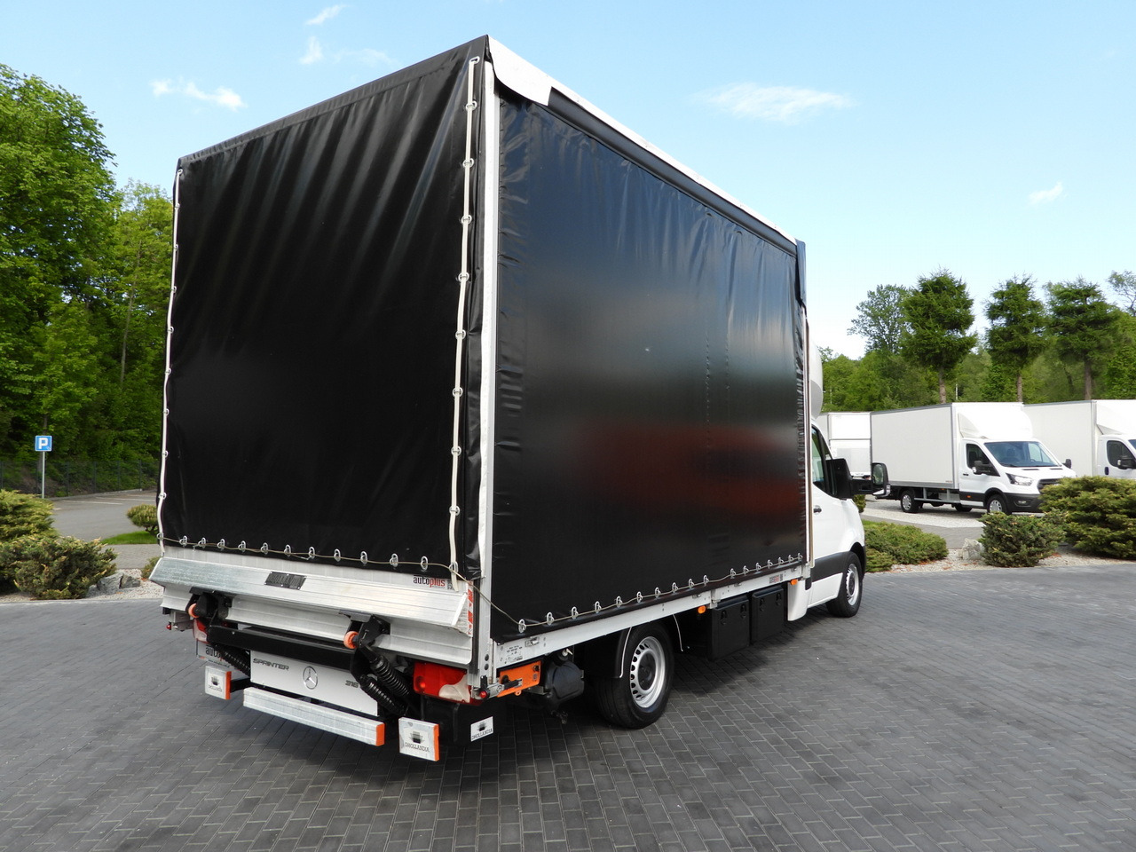 MERCEDES SPRINTER 316 TARPAULIN LIFT 10 PALLETS WEBASTO CRUISE CONTROL PNEUMATICS AIR CONDITIONING 160HP - Schuifzeilen bestelwagen: afbeelding 3 MERCEDES SPRINTER 316 TARPAULIN LIFT 10 PALLETS WEBASTO CRUISE CONTROL PNEUMATICS AIR CONDITIONING 160HP - Schuifzeilen bestelwagen: afbeelding 3