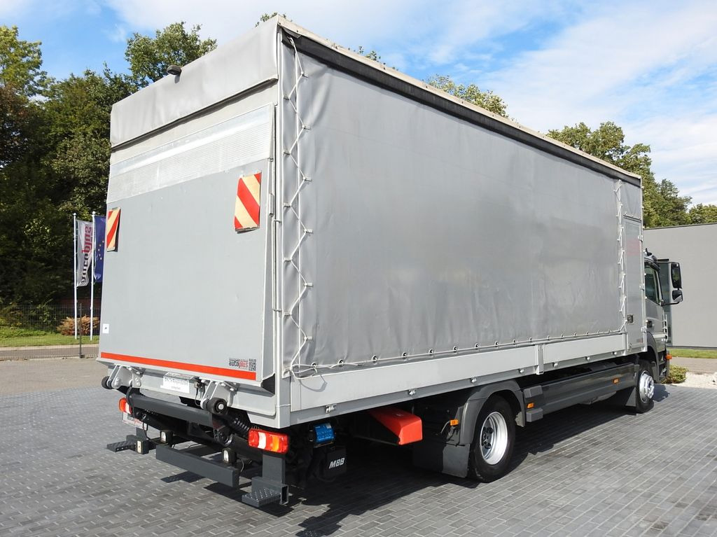 Schuifzeilen vrachtwagen Mercedes-Benz ATEGO 1221 PRITSCHE PLANE AUFZUG 16 PALETTEN: afbeelding 14