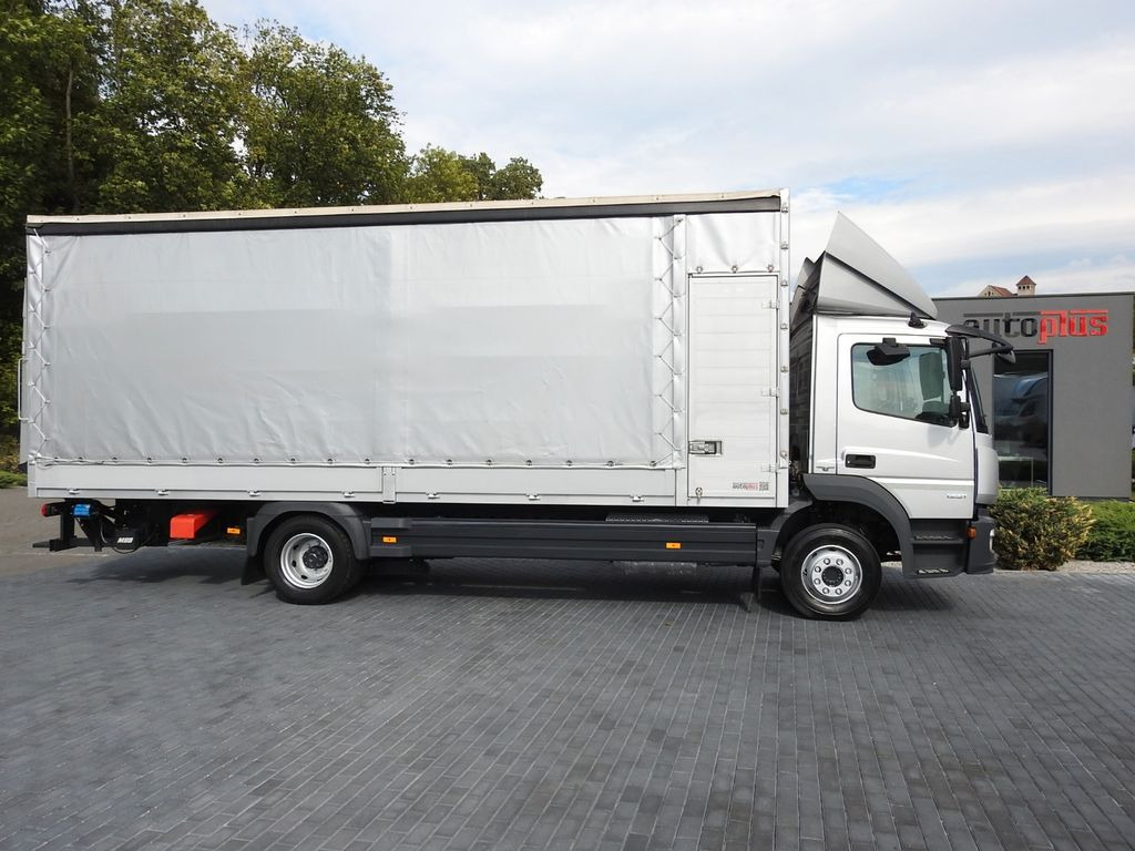 Schuifzeilen vrachtwagen Mercedes-Benz ATEGO 1221 PRITSCHE PLANE AUFZUG 16 PALETTEN: afbeelding 7