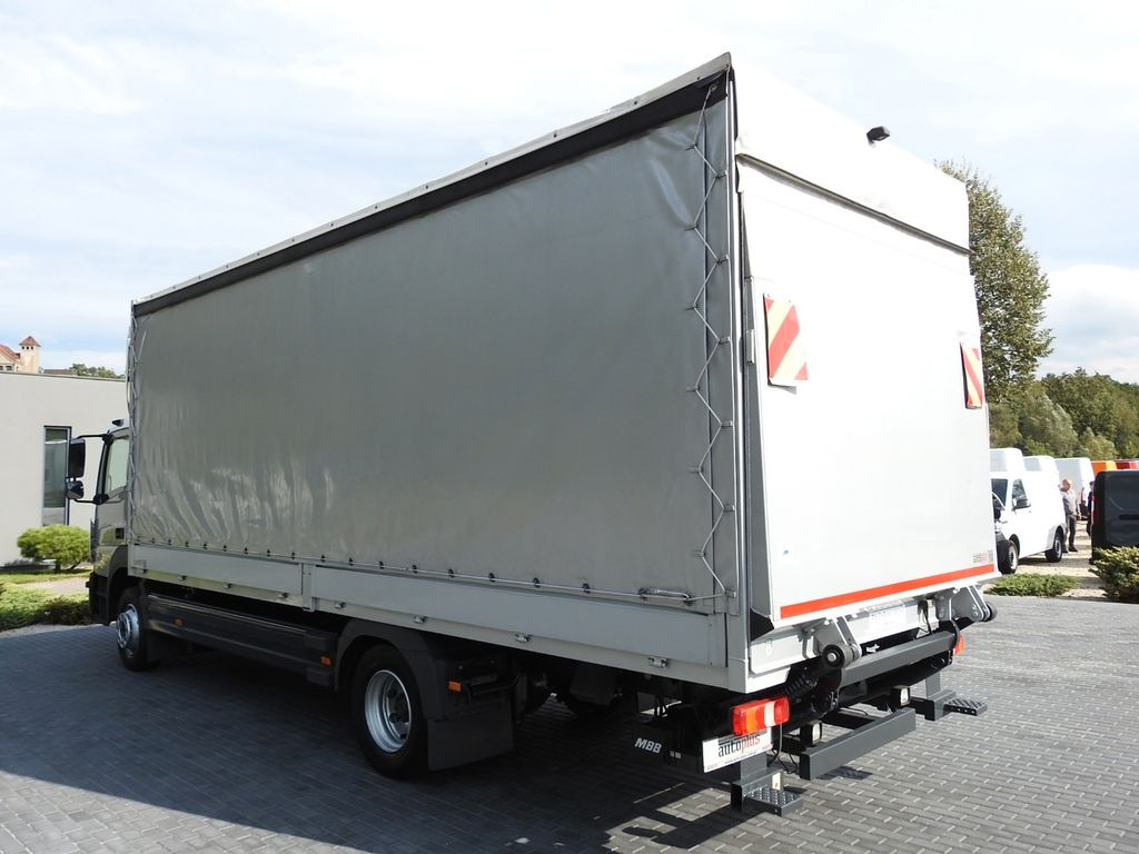 Schuifzeilen vrachtwagen Mercedes-Benz ATEGO 1221 PRITSCHE PLANE AUFZUG 16 PALETTEN: afbeelding 10
